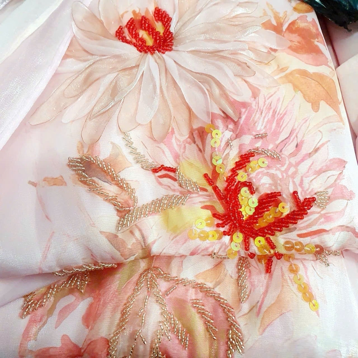 CucVien Vietnamese aodai pink, pants included