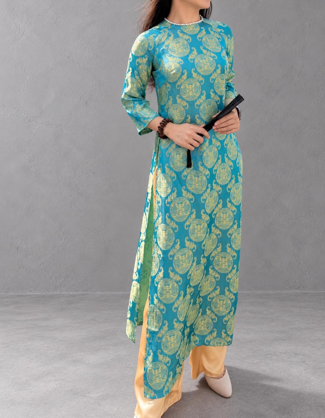 ThoXanh Vietnamese aodai, pants included