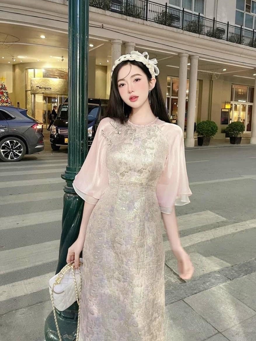 ChieuXuanCa Vietnamese aodai, pants included