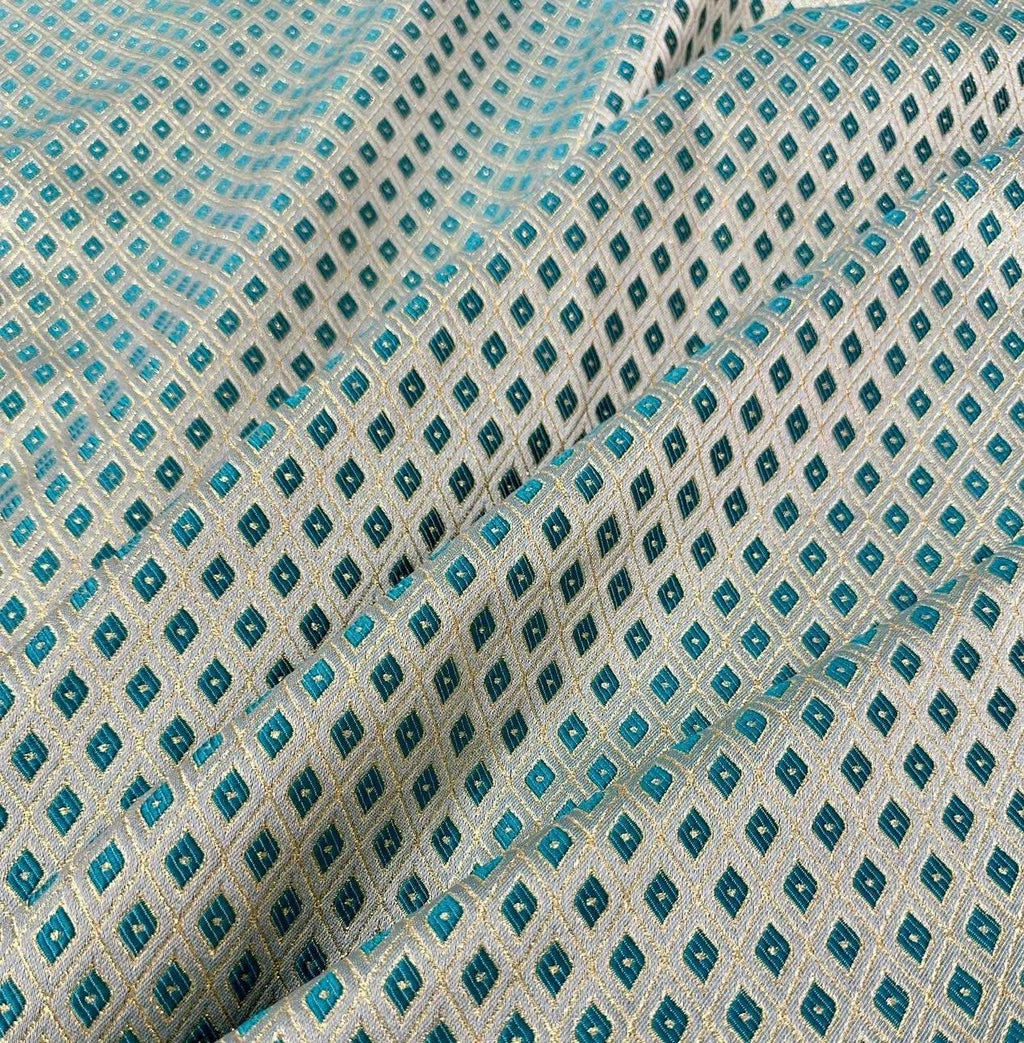 TuyenThoi Vietnamese aodai for men Tafta teal or ivory
