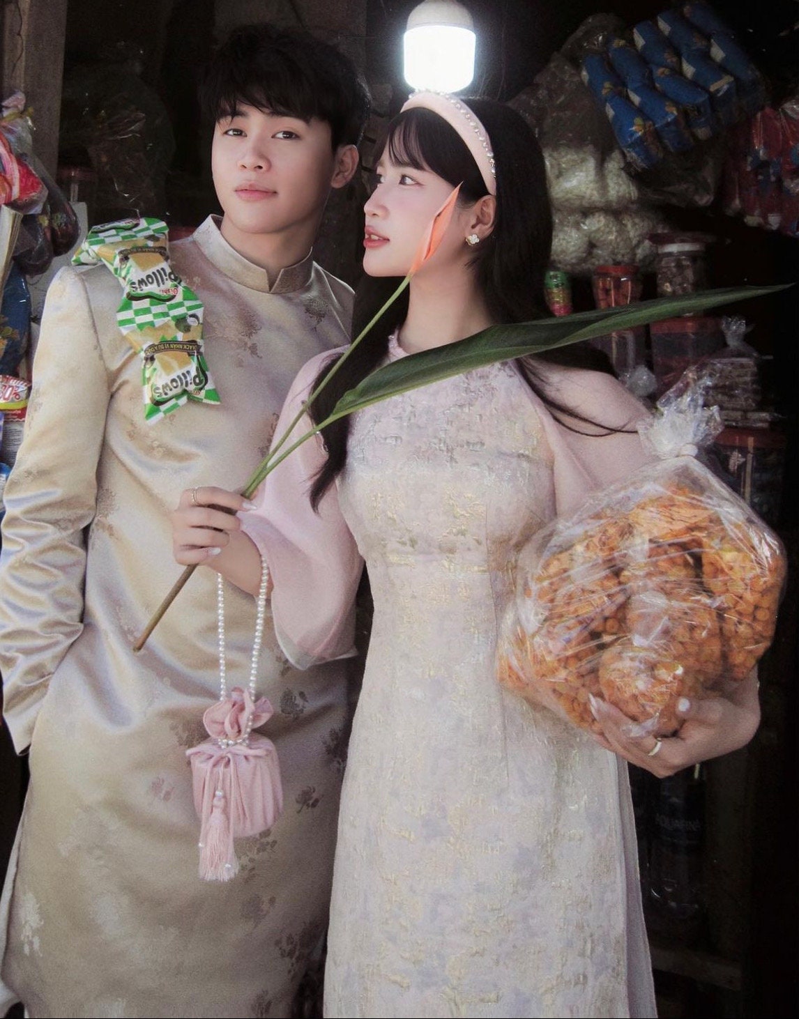 ChieuXuanCa Vietnamese aodai, pants included