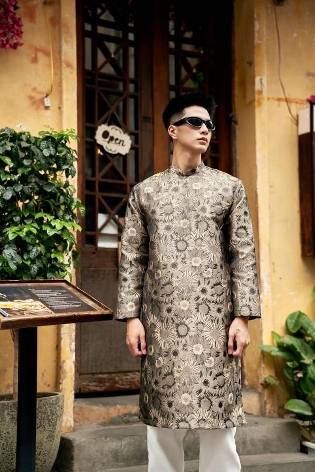 Vietnamese aodai for men HuongDuong