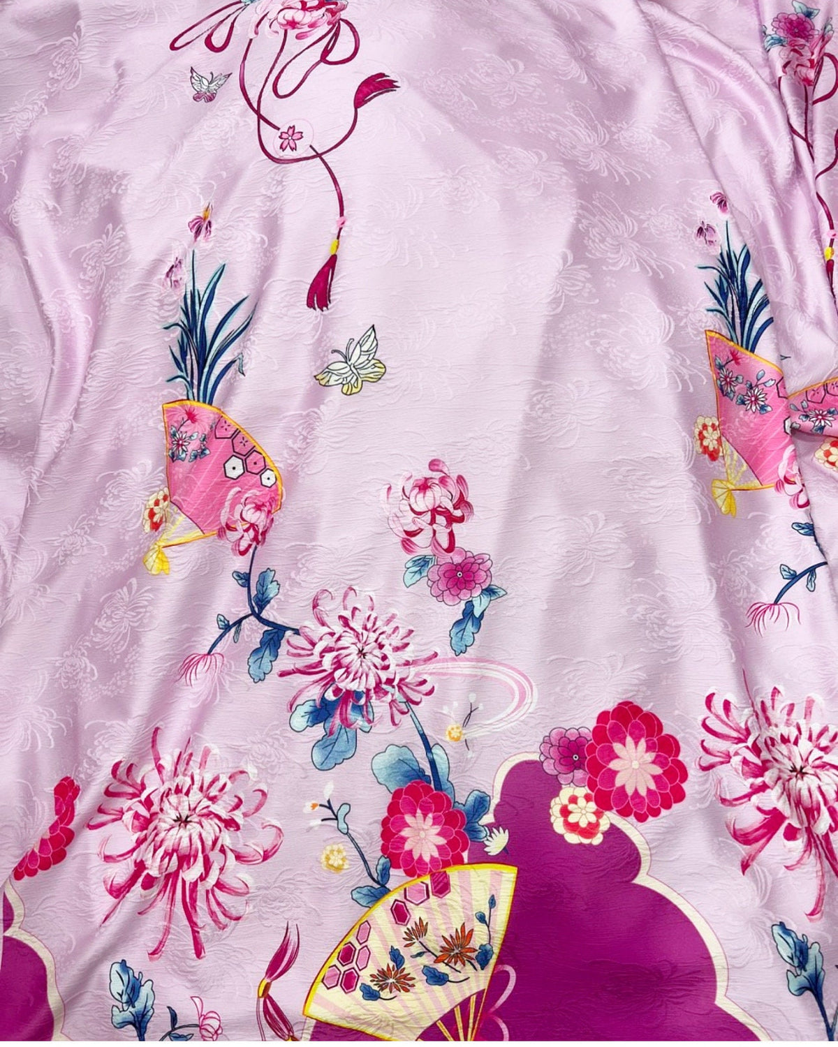 HaGib Vietnamese ao dai lilac, pants included
