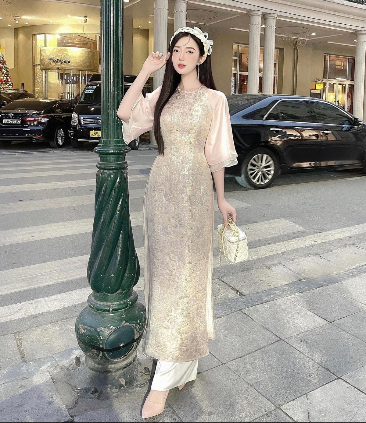 ChieuXuanCa Vietnamese aodai, pants included