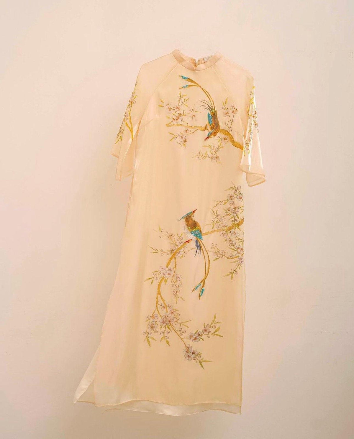 Vietnamese ao dai MaiVjen loose style, pants included