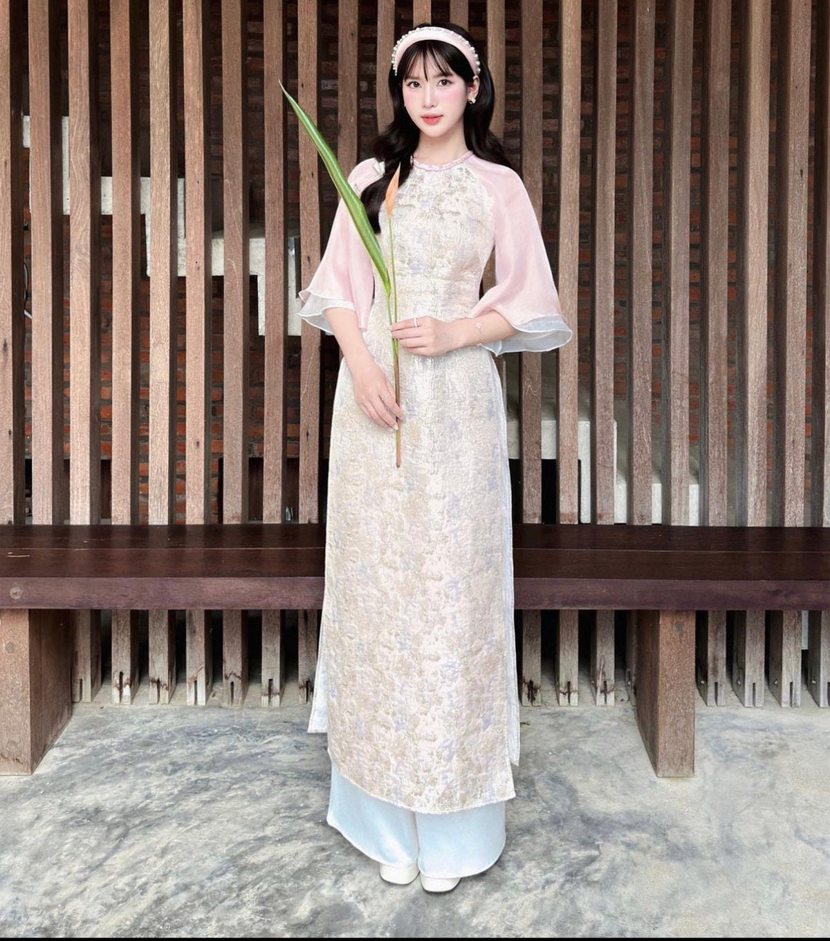 ChieuXuanCa Vietnamese aodai, pants included